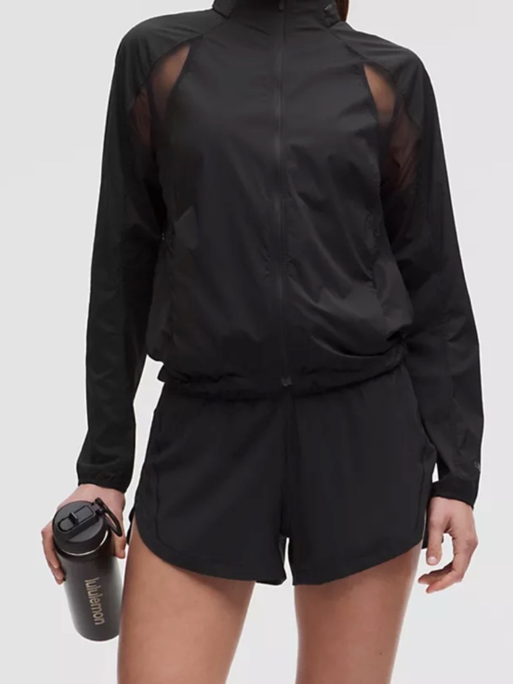 Lululemon Track That High-Rise Lined Shorts, 3" L, US W. 6, Black, Gently Used